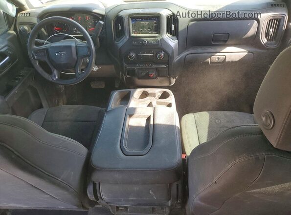 1GCPYCEF7LZ164092 2020 CHEVROLET SILVERADO Silver წინა პანელის ხედი