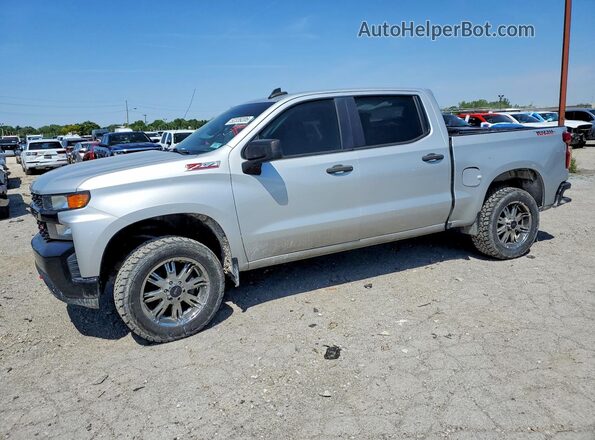 1GCPYCEF7LZ164092 2020 CHEVROLET SILVERADO Silver წინა მარცხენა ხედი სამი მეოთხედიდან