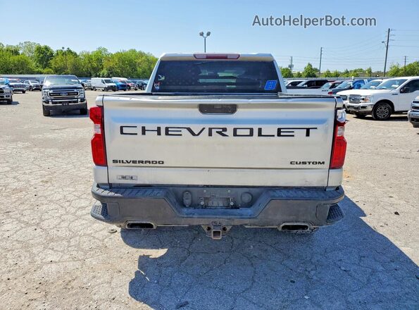 1GCPYCEF7LZ164092 2020 CHEVROLET SILVERADO Silver უკანა ხედი