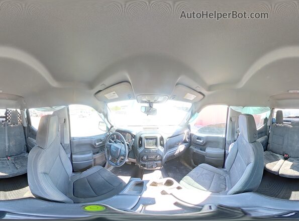 1GCPYCEF7LZ164092 2020 CHEVROLET SILVERADO Silver VIN კოდის სტიკერის ხედი