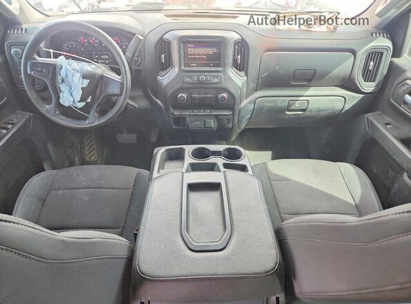 1GCPYCEF8LZ165929 2020 CHEVROLET SILVERADO White Առջևի վահանակի տեսք