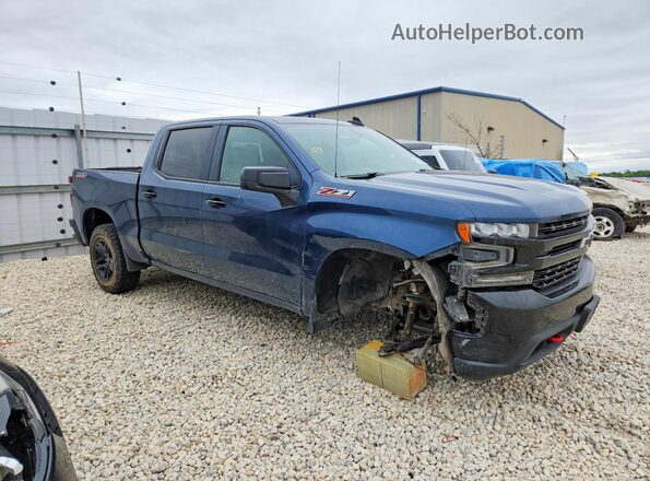1GCPYFED0KZ126315 2019 CHEVROLET SILVERADO Blue Przód prawy