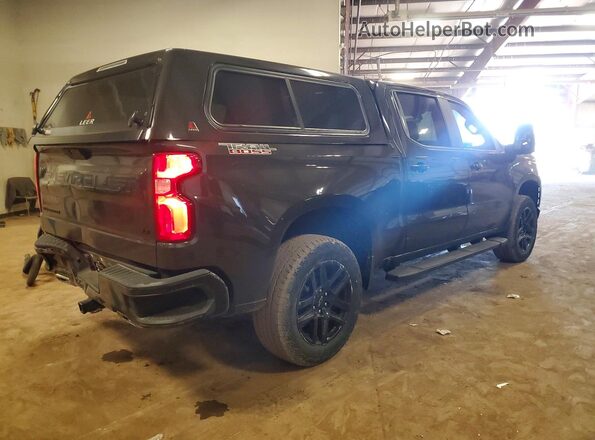 1GCPYFED2MZ201146 2021 CHEVROLET SILVERADO Коричневый Задняя правая четверть
