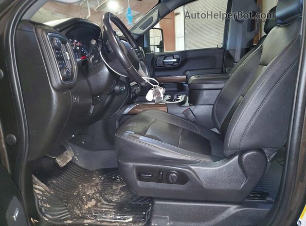 1GCPYFED2MZ201146 2021 CHEVROLET SILVERADO Коричневый Вид салона спереди