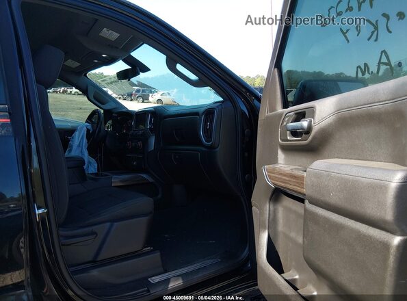 1GCPYFED2MZ442236 2021 CHEVROLET SILVERADO Черный Вид салона спереди