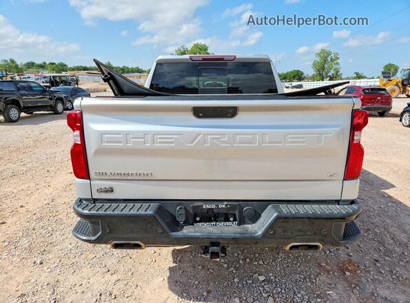 1GCPYFED3KZ120797 2019 CHEVROLET SILVERADO Серебряный Вид сзади