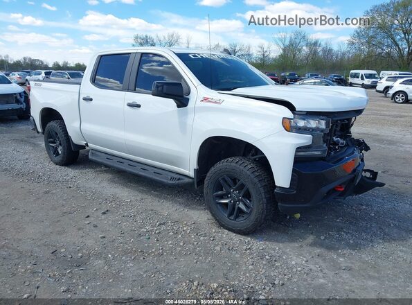 1GCPYFED4MZ315830 2021 CHEVROLET SILVERADO Белый Передняя правая четверть