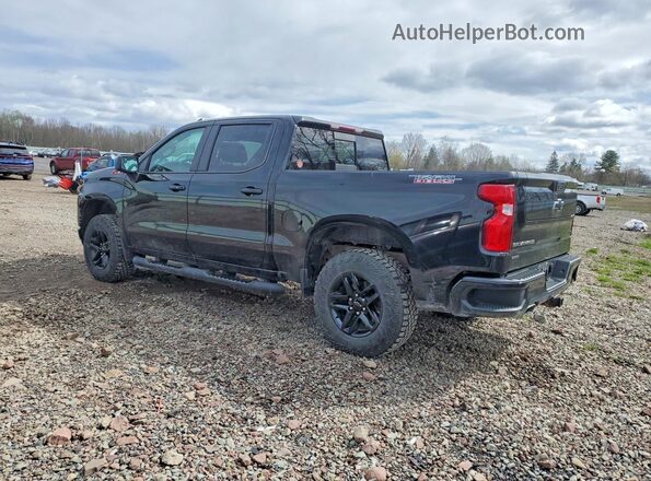 1GCPYFED7MZ347364 2021 CHEVROLET SILVERADO Черный Задняя левая четверть