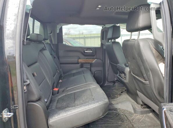 1GCPYFED7MZ347364 2021 CHEVROLET SILVERADO Черный Вид задних сидений