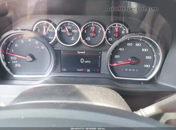 1GCPYFED9LZ345159 2020 CHEVROLET SILVERADO Black Widok tylnych siedzeń