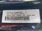 2020 Chevrolet Silverado 1500 4wd  Short Bed Lt Trail Boss Black vin: 1GCPYFED9LZ345159