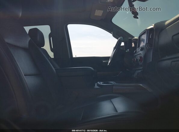 1GCPYFED9LZ345159 2020 CHEVROLET SILVERADO Black Widok wnętrza z przodu