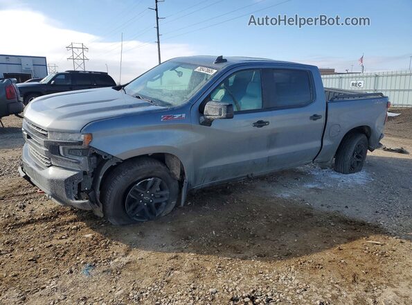 1GCPYFEDXLZ182909 2020 CHEVROLET SILVERADO Серый Передняя левая четверть