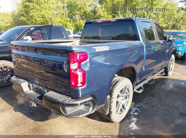 1GCPYFEL6MZ227675 2021 CHEVROLET SILVERADO Blue Задня права чверть