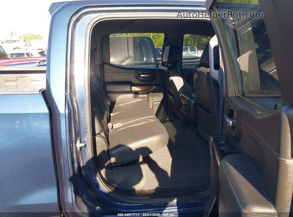 1GCPYFEL6MZ227675 2021 CHEVROLET SILVERADO Blue Вид наклейки з VIN-кодом