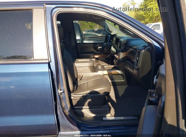 1GCPYFEL6MZ227675 2021 CHEVROLET SILVERADO Blue Вид салону спереду