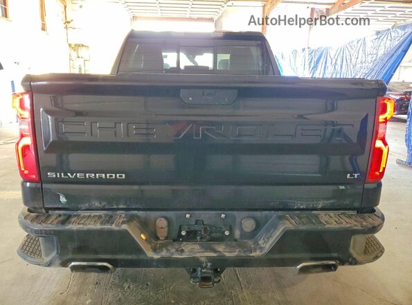 1GCPYFELXMZ126798 2021 CHEVROLET SILVERADO Black Вид ззаду