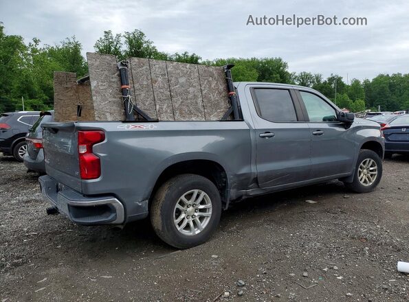 1GCPYJEK4MZ337005 2021 CHEVROLET SILVERADO Gray Задня права чверть