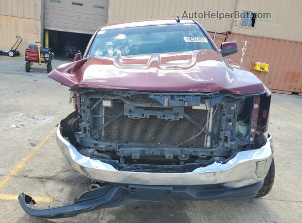 1GCRCREC0GZ162979 2016 CHEVROLET SILVERADO Burgundy VIN კოდის სტიკერის ხედი