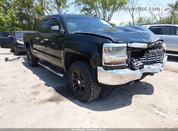 1GCRCREC1GZ144166 2016 CHEVROLET SILVERADO Черный Передняя правая четверть