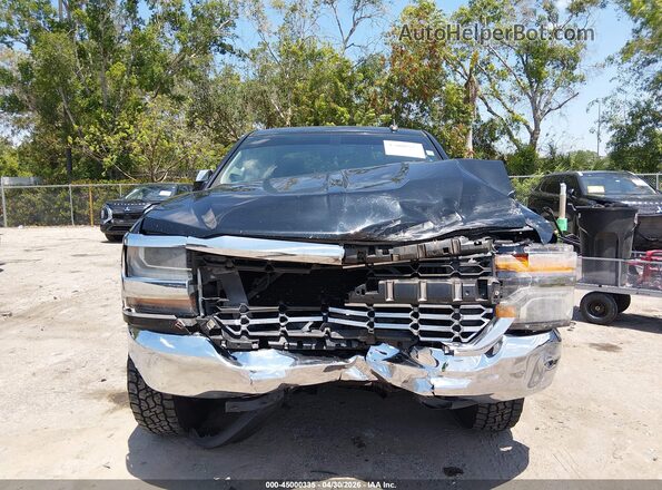 1GCRCREC1GZ144166 2016 CHEVROLET SILVERADO Черный Вид задней части салона