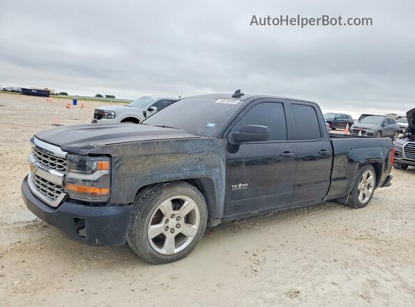 1GCRCREC1GZ323808 2016 CHEVROLET SILVERADO Black Առջևի ձախ երեք քառորդ տեսարան
