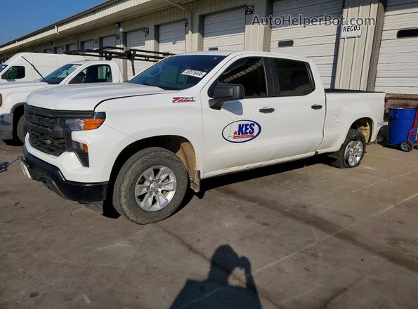 1GCUDAED6PZ203052 2023 CHEVROLET SILVERADO White წინა მარცხენა ხედი სამი მეოთხედიდან