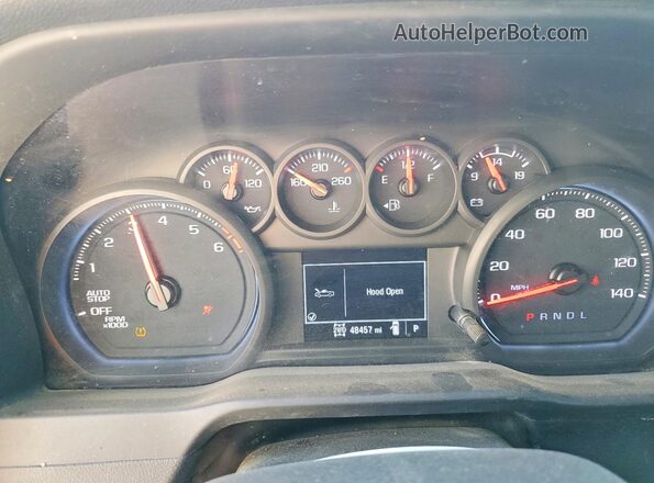 1GCUDAED6PZ203052 2023 CHEVROLET SILVERADO White ხელსაწყოთა პანელის ხედი