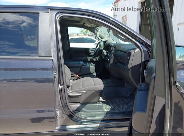 1GCUDAED6PZ232003 2023 CHEVROLET SILVERADO Черный Вид салона спереди