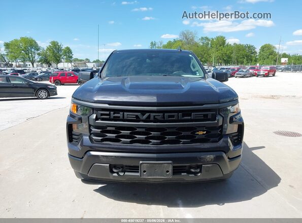 1GCUDAED6PZ232003 2023 CHEVROLET SILVERADO Черный Вид щитка приборов