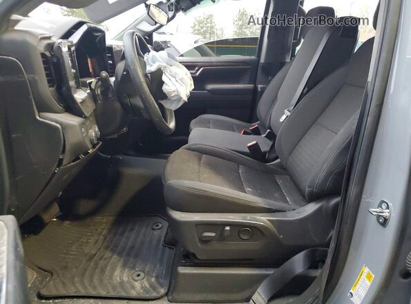 1GCUDEE85RZ180991 2024 CHEVROLET SILVERADO Gray Front interior view