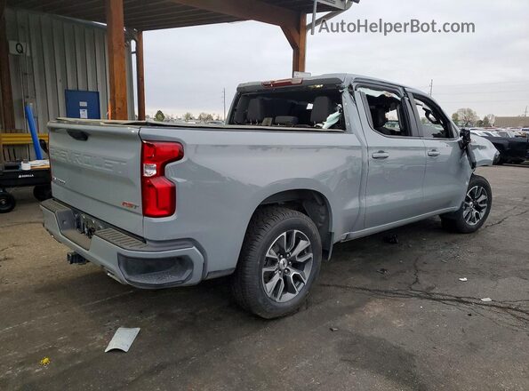1GCUDEE85RZ180991 2024 CHEVROLET SILVERADO Gray Rear right