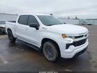 2023 Chevrolet Silverado 1500 4wd  Short Bed Rst White vin: 1GCUDEED5PZ335212