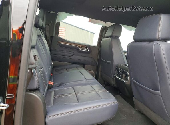 1GCUDJE88RZ141532 2024 CHEVROLET SILVERADO Black Vista de los asientos traseros