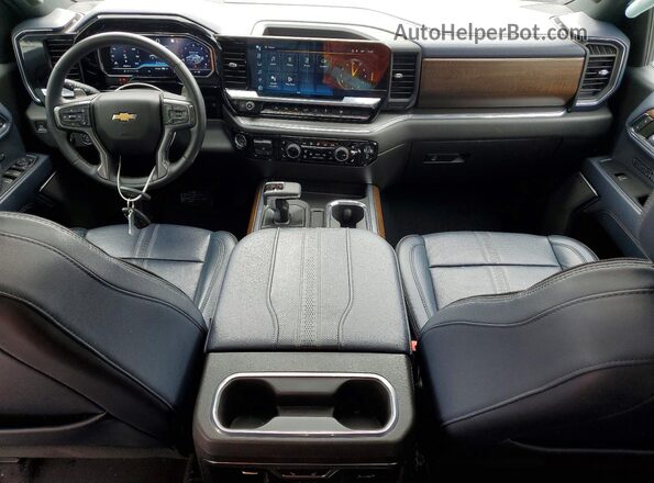 1GCUDJED0PZ243076 2023 CHEVROLET SILVERADO White Вид панелі приладів