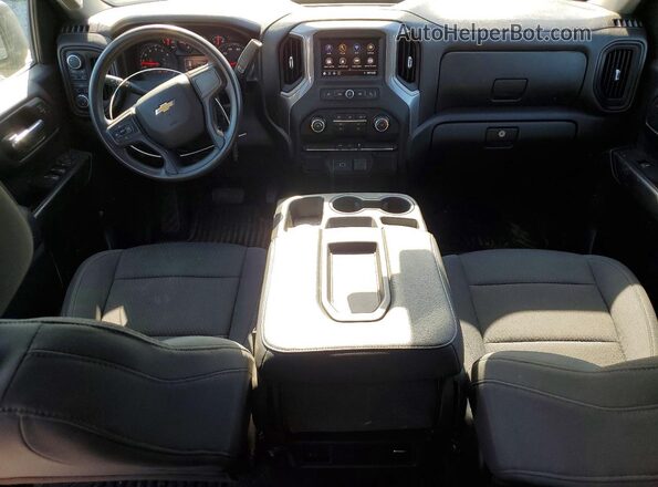 1GCUYBEF2LZ162019 2020 CHEVROLET SILVERADO Угольный Вид панели приборов