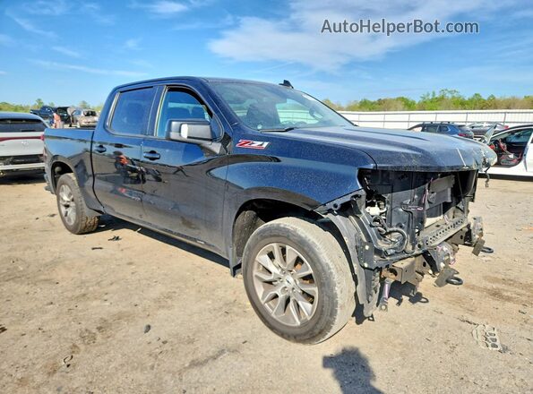 1GCUYEED4KZ102970 2019 CHEVROLET SILVERADO Черный Передняя правая четверть