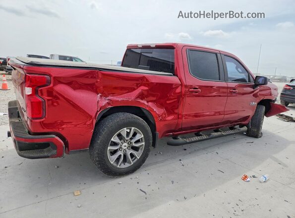 1GCUYEED5MZ140212 2021 CHEVROLET SILVERADO Красный Задняя правая четверть