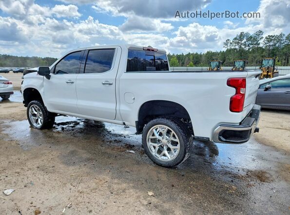 1GCUYGED4KZ132367 2019 CHEVROLET SILVERADO Белый Задняя левая четверть