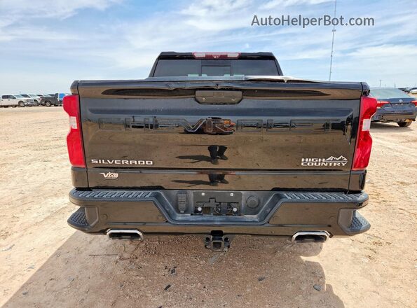 1GCUYHEL4LZ282915 2020 CHEVROLET SILVERADO Черный Вид сзади