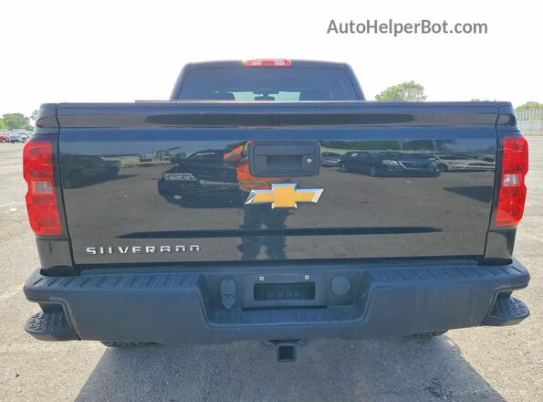 1GCVKNEC1GZ417231 2016 CHEVROLET SILVERADO Black Вид ззаду