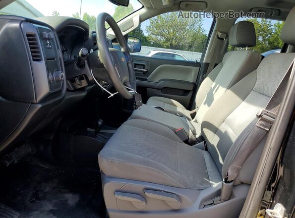 1GCVKNEC1GZ417231 2016 CHEVROLET SILVERADO Black Вид салону спереду