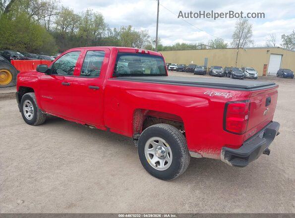 1GCVKNEC2HZ304468 2017 CHEVROLET SILVERADO Red Tył lewy