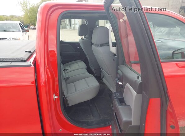 1GCVKNEC2HZ304468 2017 CHEVROLET SILVERADO Red Widok naklejki z numerem VIN