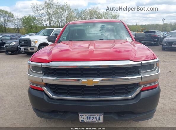 1GCVKNEC2HZ304468 2017 CHEVROLET SILVERADO Red Widok zestawu wskaźników