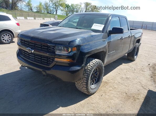 1GCVKPECXGZ347384 2016 CHEVROLET SILVERADO Черный Передняя левая четверть