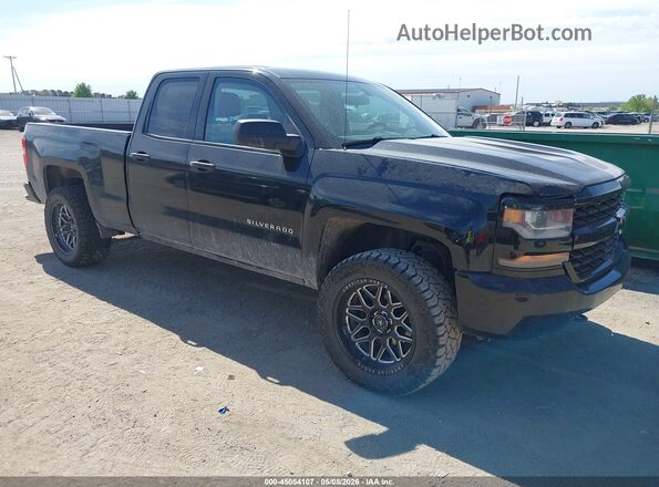1GCVKPECXGZ347384 2016 CHEVROLET SILVERADO Черный Передняя правая четверть