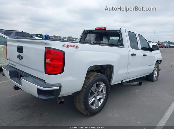 1GCVKPECXHZ243821 2017 CHEVROLET SILVERADO Белый Задняя правая четверть