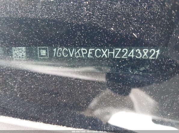 1GCVKPECXHZ243821 2017 CHEVROLET SILVERADO Белый Вид подкапотного пространства