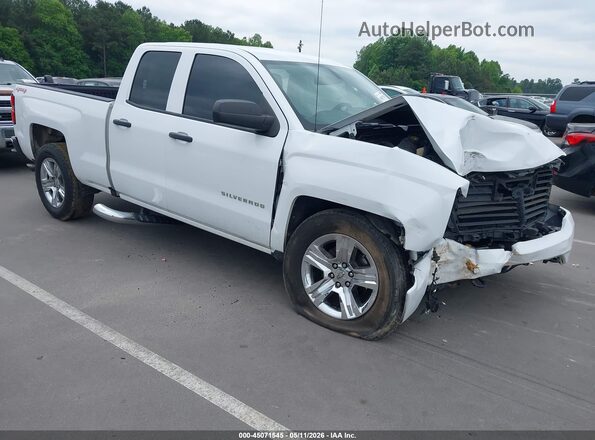 1GCVKPECXHZ243821 2017 CHEVROLET SILVERADO Белый Передняя правая четверть